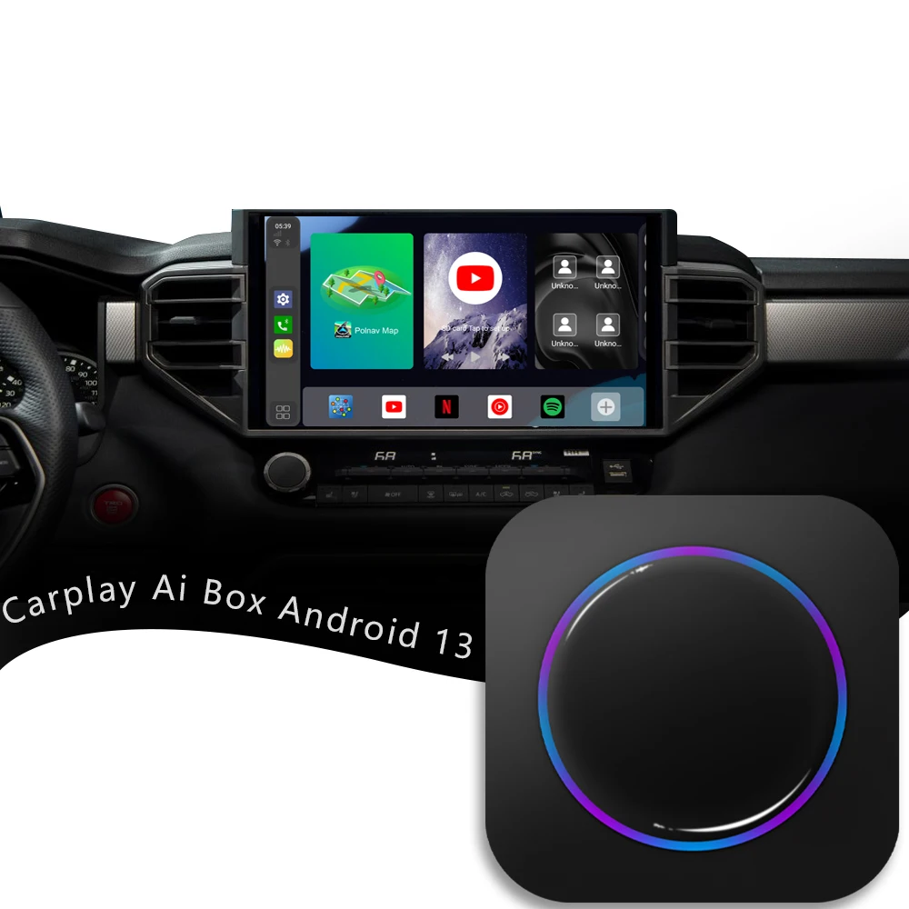 CP-S65 iHeylinkit carplay Streaming aibox android 13  OEM Customized Snapdragon 6115 solution