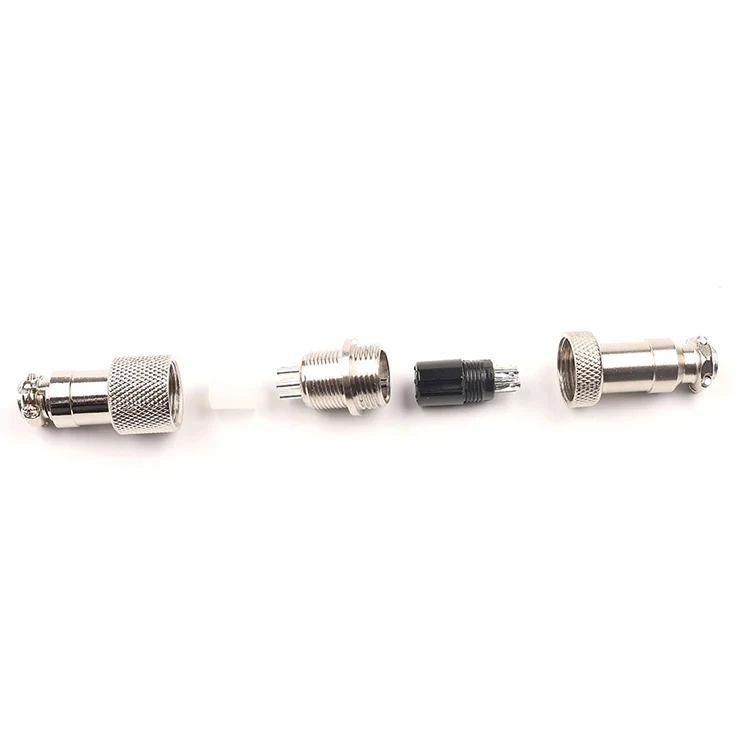 Gx12 Circular Connector Male And Female Aviation Plug 2 3 4 5 6 7 Pin Cable Wires  Aviation  Connector