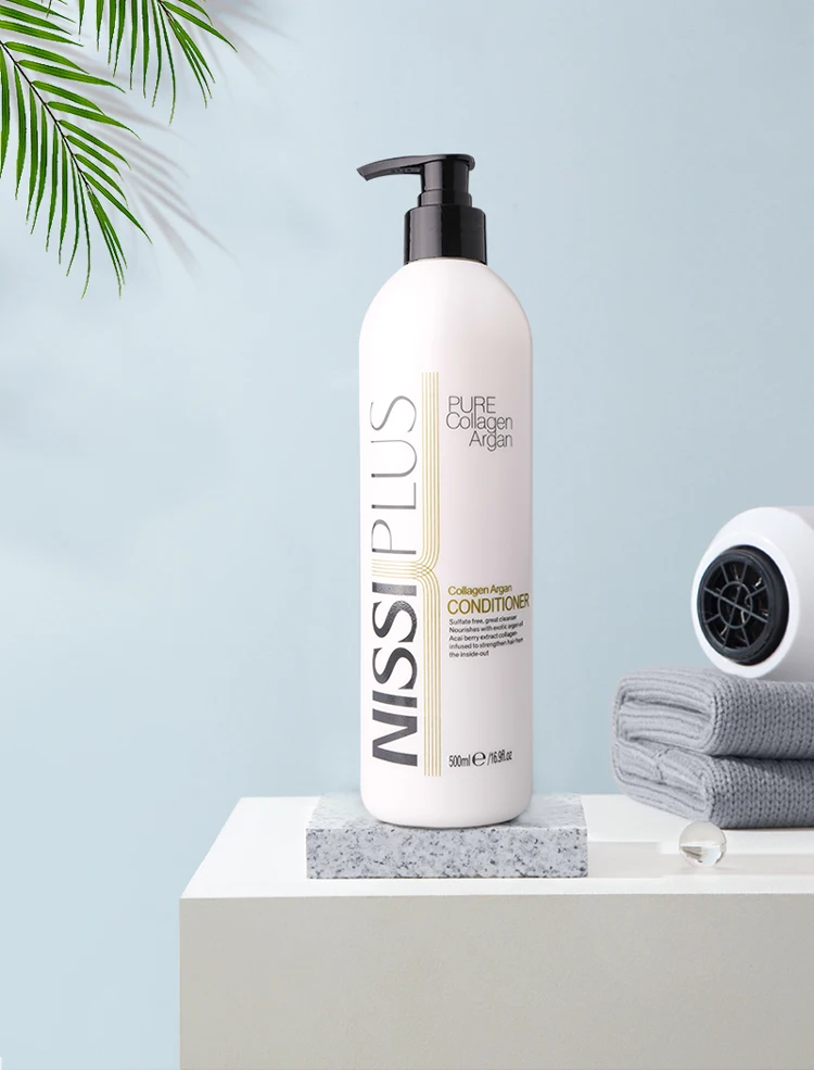 sulfate free anti-frizz moisturizing smoothing cream pure collagen hair mask hair treatment protein for hair private label 500ml