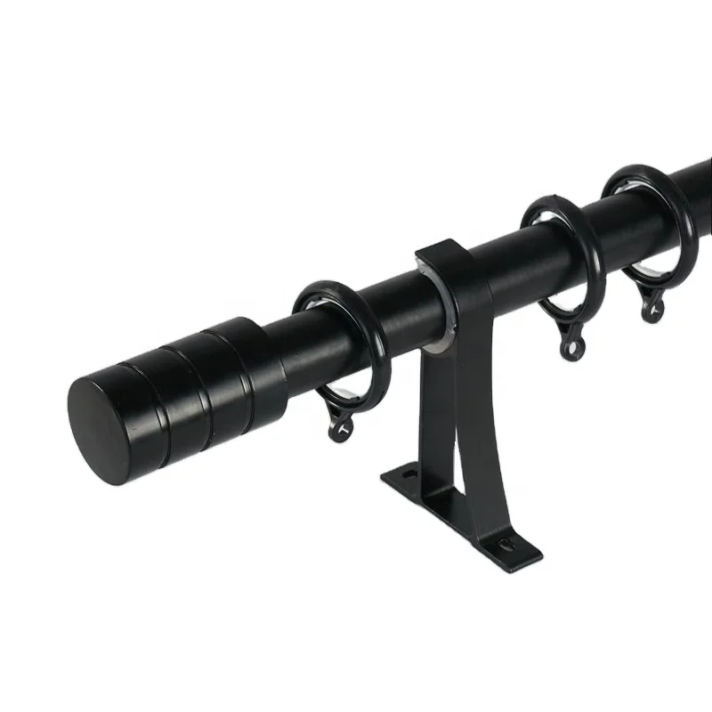 Heavy Weight 6.7 Meters Full Length Aluminum Metal Roman Curtain Rod and Pole Set For Window Curtain