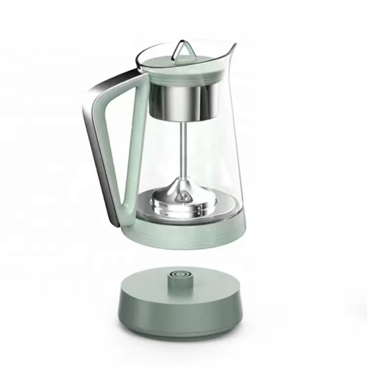 New Glass Tea Kettle, 1.0L Multi-function Cute Kettle with tea infuser/ Temperature control Tea Maker/ Glass Teapot