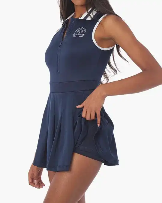 Custom Women Sports Wear Women Tennis Skirts tennis dress with shorts