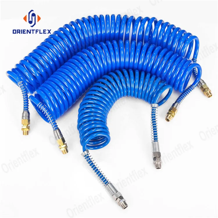 PU Retractable Enclosed Air Compressor Hose 3/8 Inch For Mini Air Compressor Set