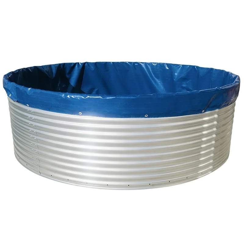 Fish Pond with Galvanized Sheet PVC Tarpaulin Fish Tank