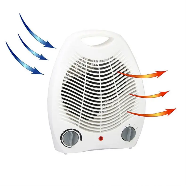 1000/2000W Small Electric Room, Fan Light Smart Heater Mini Air Heater Winter/