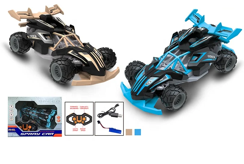 High-Speed 2.4G RC Car 1:16 Scale Spray 6-Channel Remote Control Drift Car Electric Hobby Metal Model for Children