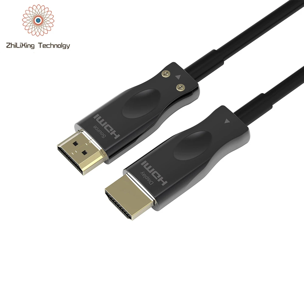 OEM buy New Arrival Factory Price HDMI 2.0 AOC Cable 2k 4k 8k 60hz HDMI Fiber Optic HDMI Cable 20M 40M 50M 100FT 100M