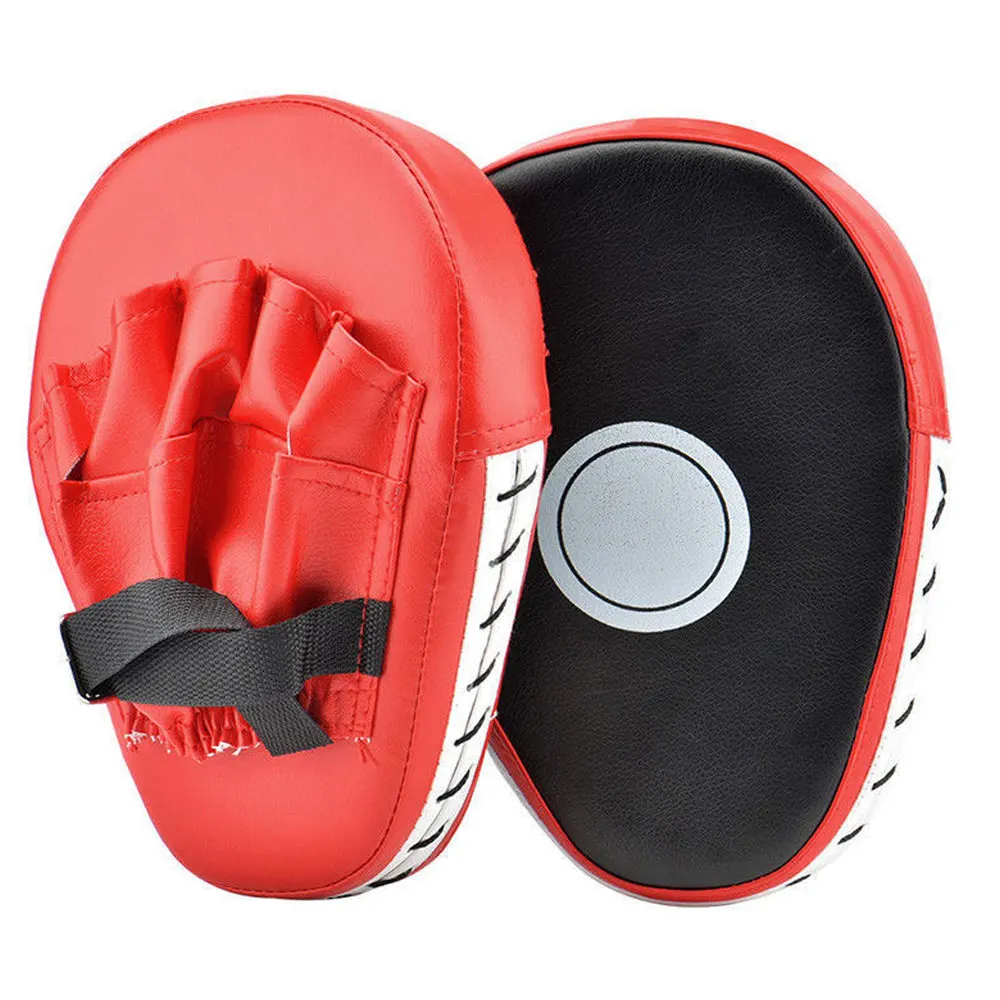 Wholesale Curved Belly Hand Target For Martial Art Kicking Practice PU Leather Focus Pad For MMA Boxing And Taekwondo Training