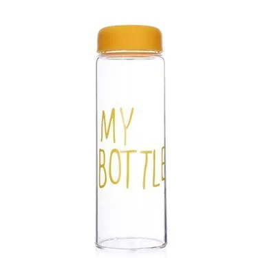 
Fashion Eco Friendly Portable Clear My Bottle Sport Plastic Glass Fruit Juice Water bottle 