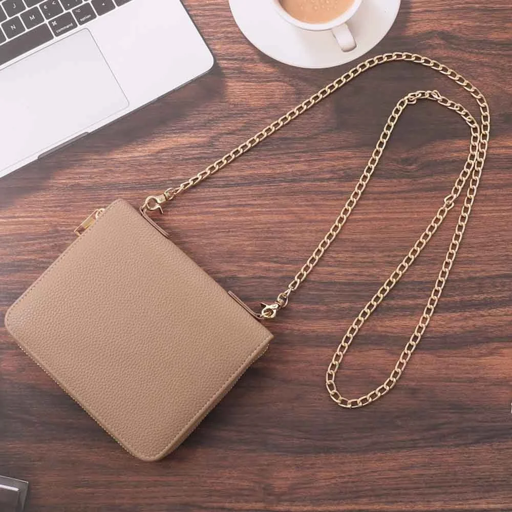 Hongbo Best Selling Personalized Leather Clutches for Women as Budget Planner Envelope / Document Holder with Fly Leaf Available