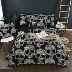 Printed Pattern bright color bed sheet polyester bedding sets fabric bed quilt cover for bedroom