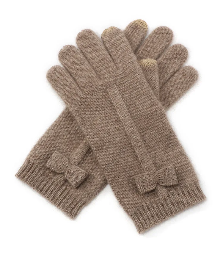 2019 Classical Design 100% Womens Cashmere Gloves