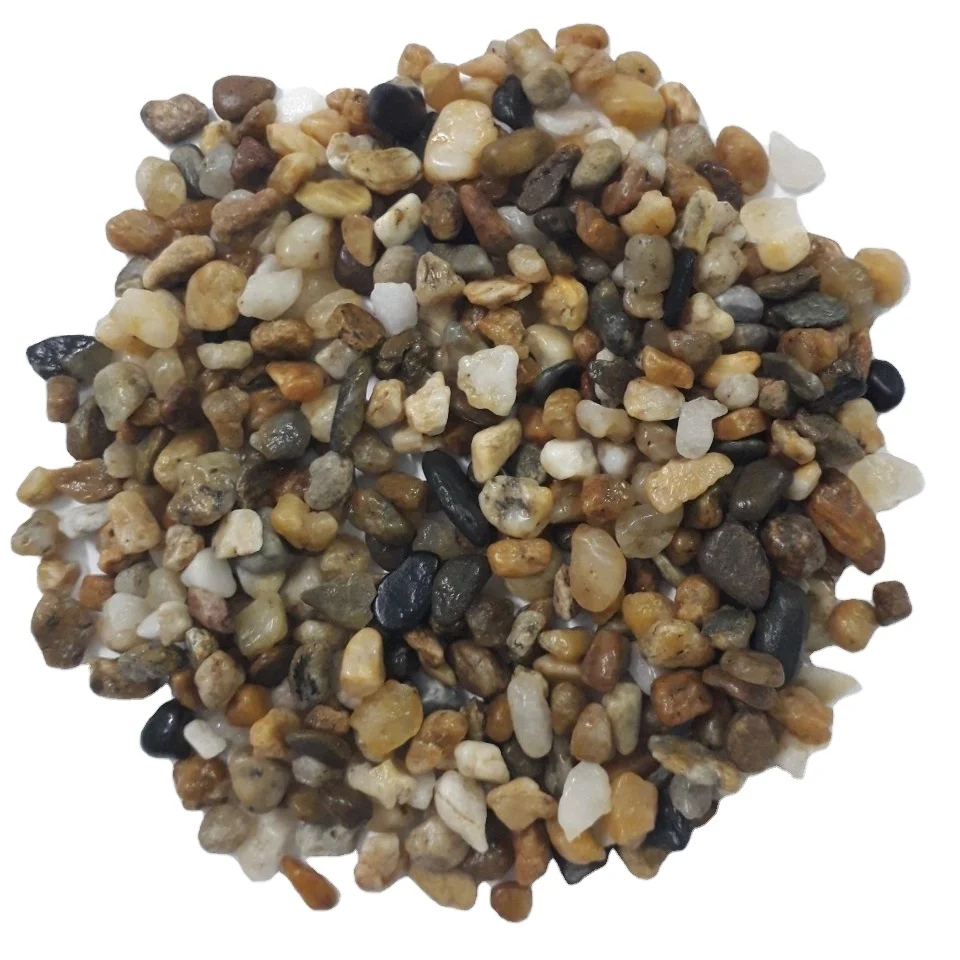 Factory Direct Sale Mixed Color Natural River Stone Cobbles & Pebbles Colorful Pebble Stones