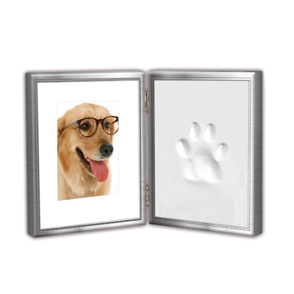  ПЭТ следы лап память настенная рамка Комплект Pet Мемориал фоторамка для