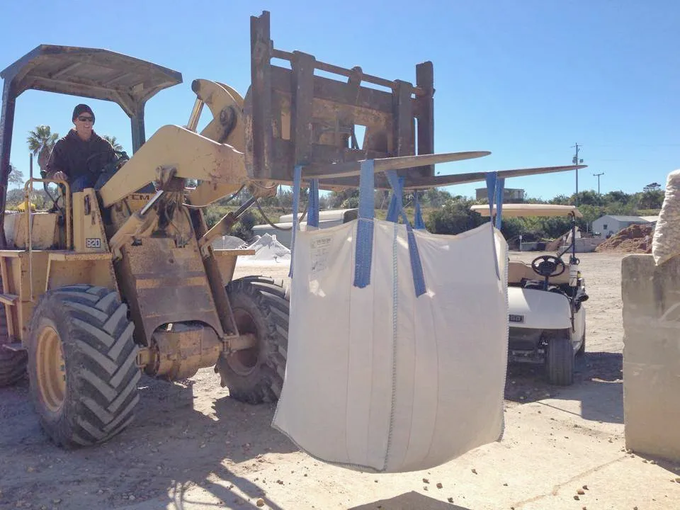 Tonne bag big bag 1000kg-2000kg  used for loading sand soil cement and other construction materials is durable and convenient