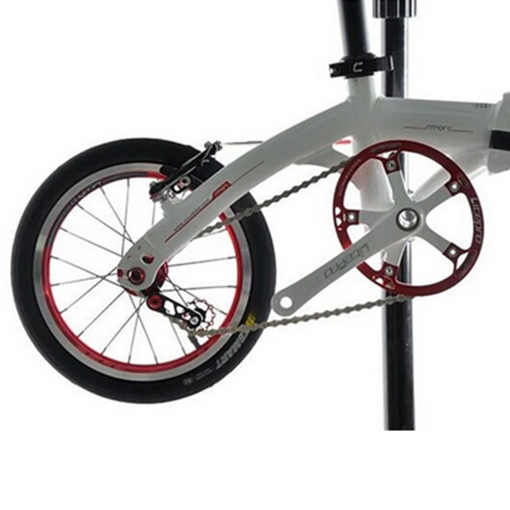 Folding Bike Chain Guide Single Speed Chain Drop Catcher Cycling Chain Tensioner adjustable pulley riding wheel shifting