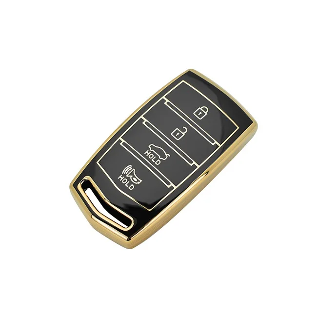 TPU model Car Key Cover For Hyundai Genesis G80 G90 Car Key Case holder accessory key fob cover accessories wallet