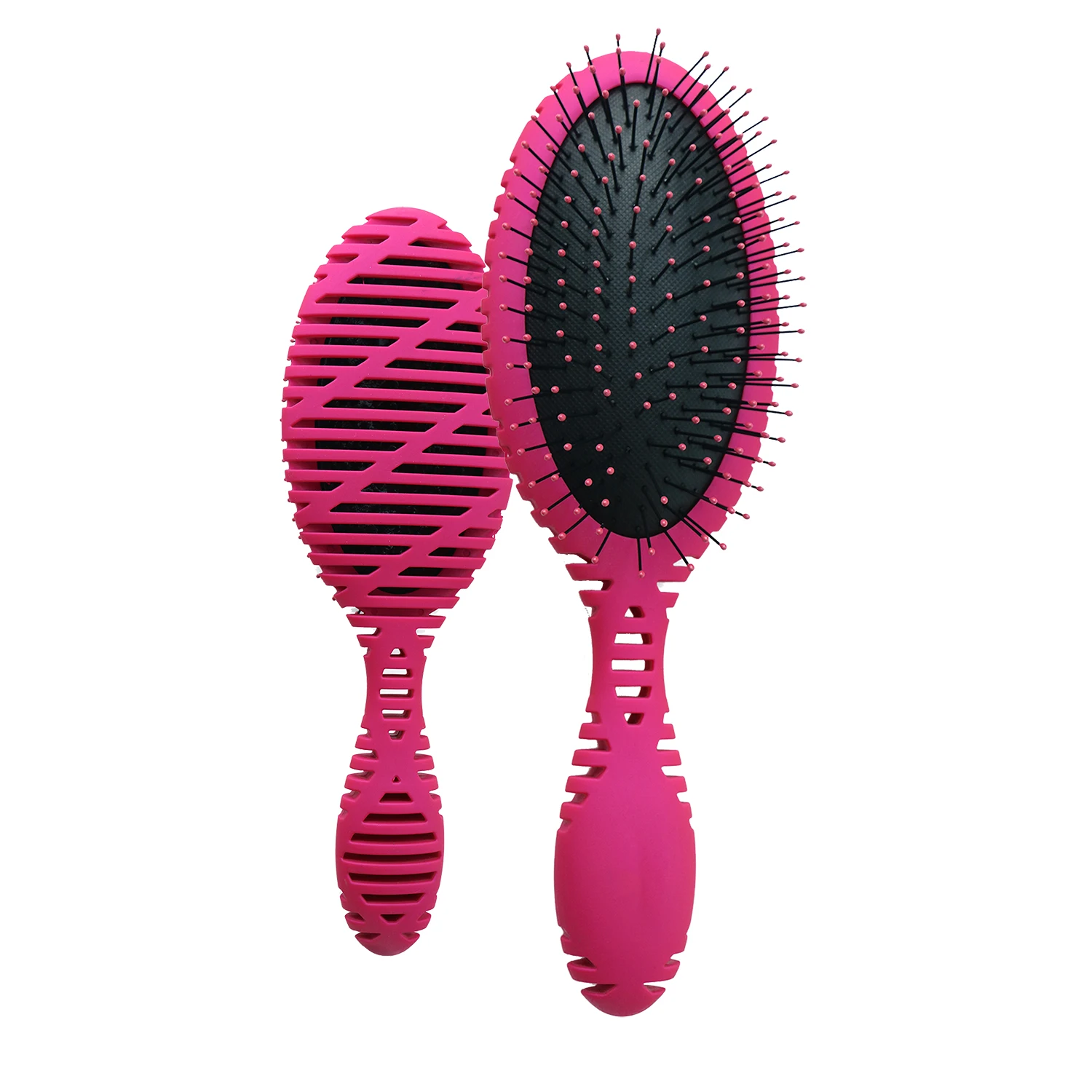 New Design Rose Color Detangling & Massage Comb Hair Styling and Hair Care Tool Hair brush for Home/Travel Use