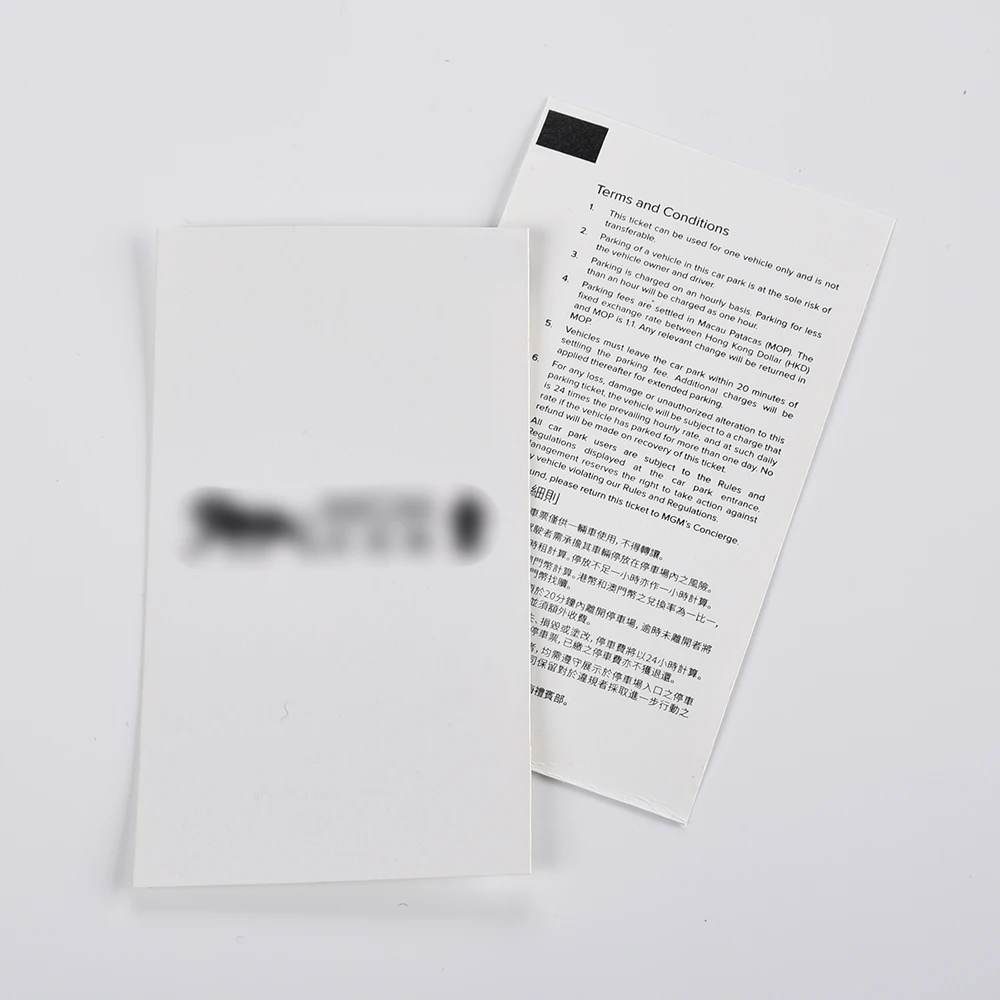 Pantone Colour Thermal Paper Best Quality Waterproof Roll Event Ticket For Hotel