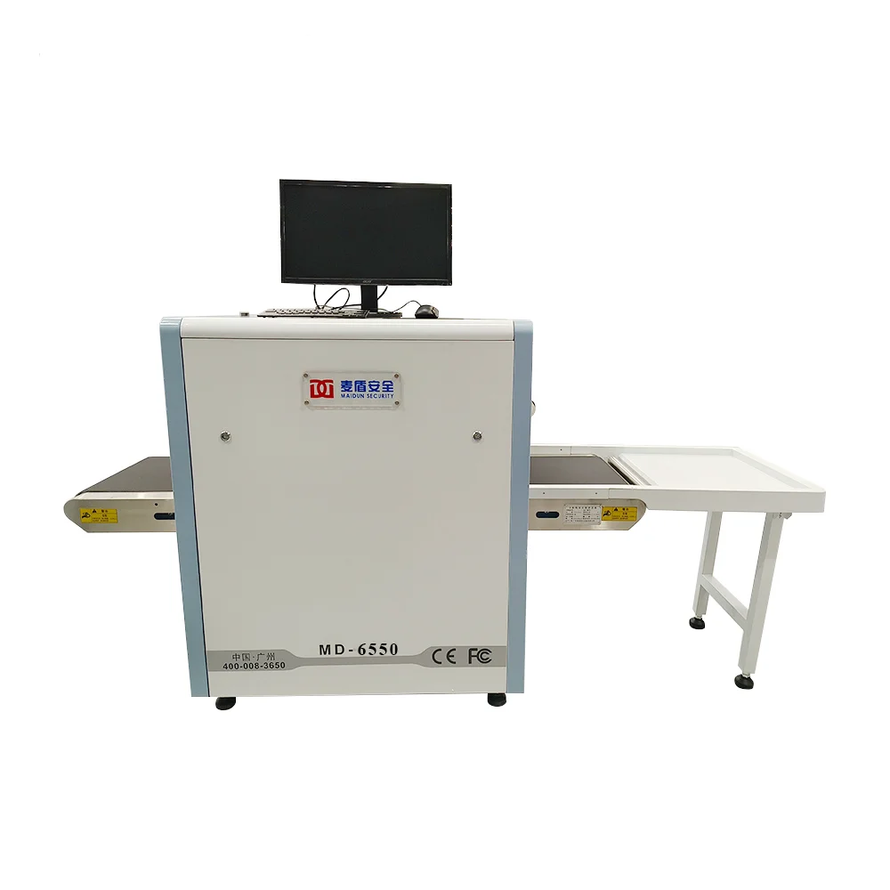 6550 X Ray Baggage Scanner Price Screening System X Ray Baggage Machine Scanner Airport Security Inspection Machine Equipment
