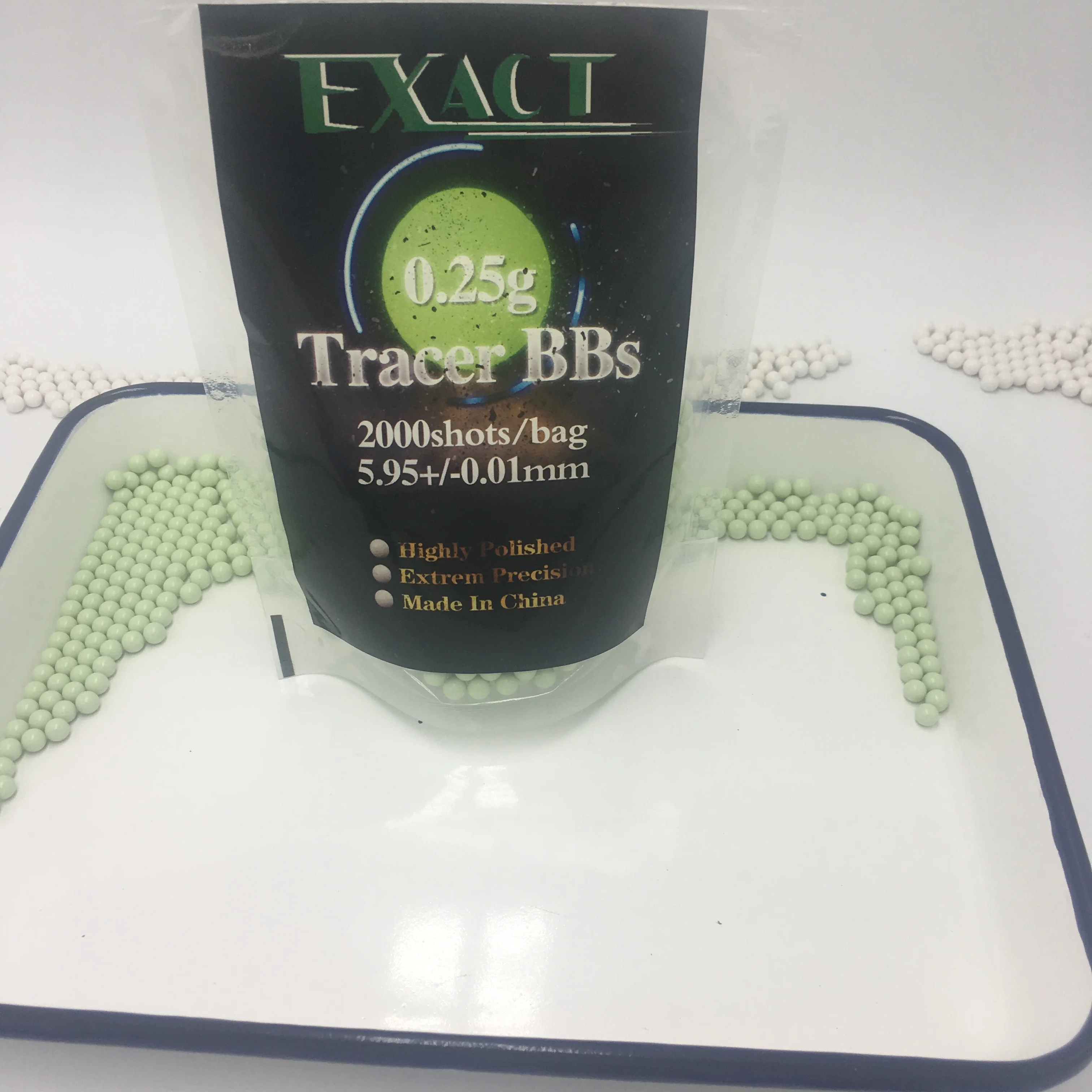 Tracer 0.25g bb billes 6mm plastic bb pellet