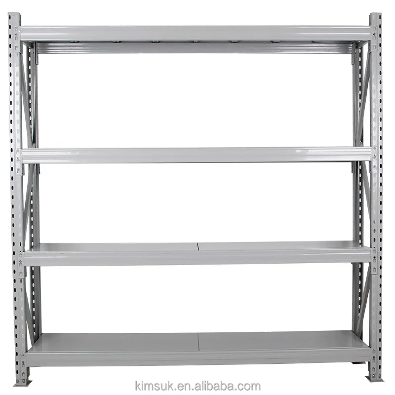 Hot Sales  Stainless Steel Warehouse Rack Industrial Boltless Racking Shelves Medium Multi-Layer Duty Rack