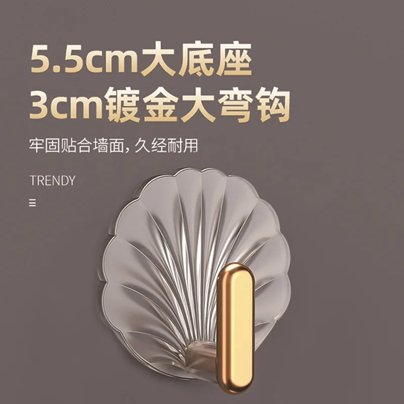 Acrylic Transparent Hook Strong Adhesive Kitchen Living Room Bathroom Wall Multifunctional Towe Key Clothes Hats Storage