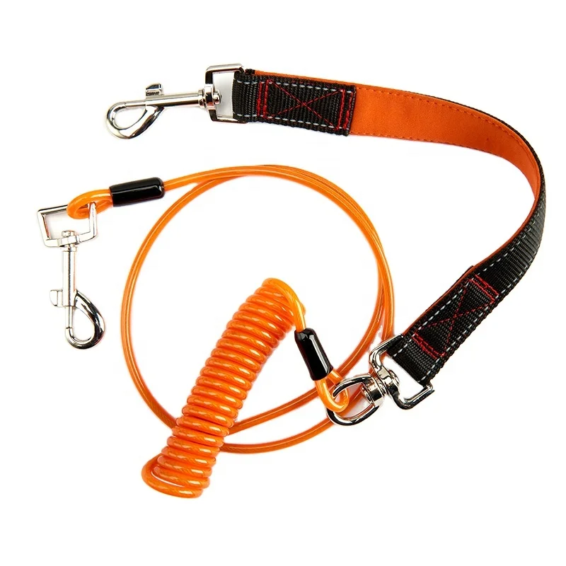 Hot sales  Dog Leash Rope Heavy Duty Chew-Proof Long Steel Wire Pet Safety Cable Rope
