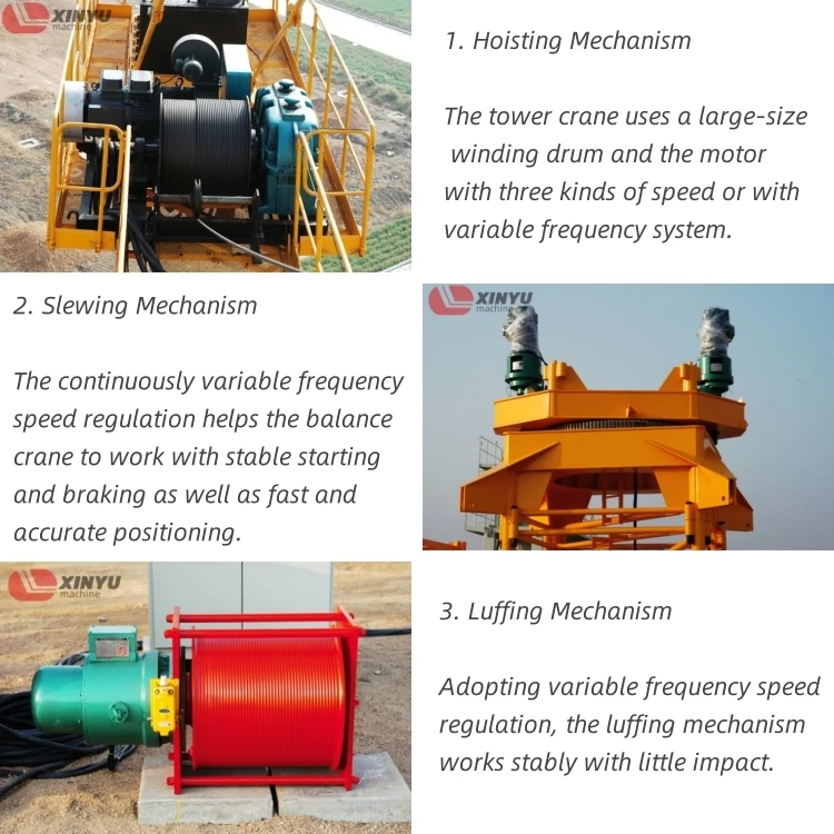 QTZ40A/4708 China New Construction Flattop Tower Crane Machine Flat Top Building Small Topless Tower Cranes Price