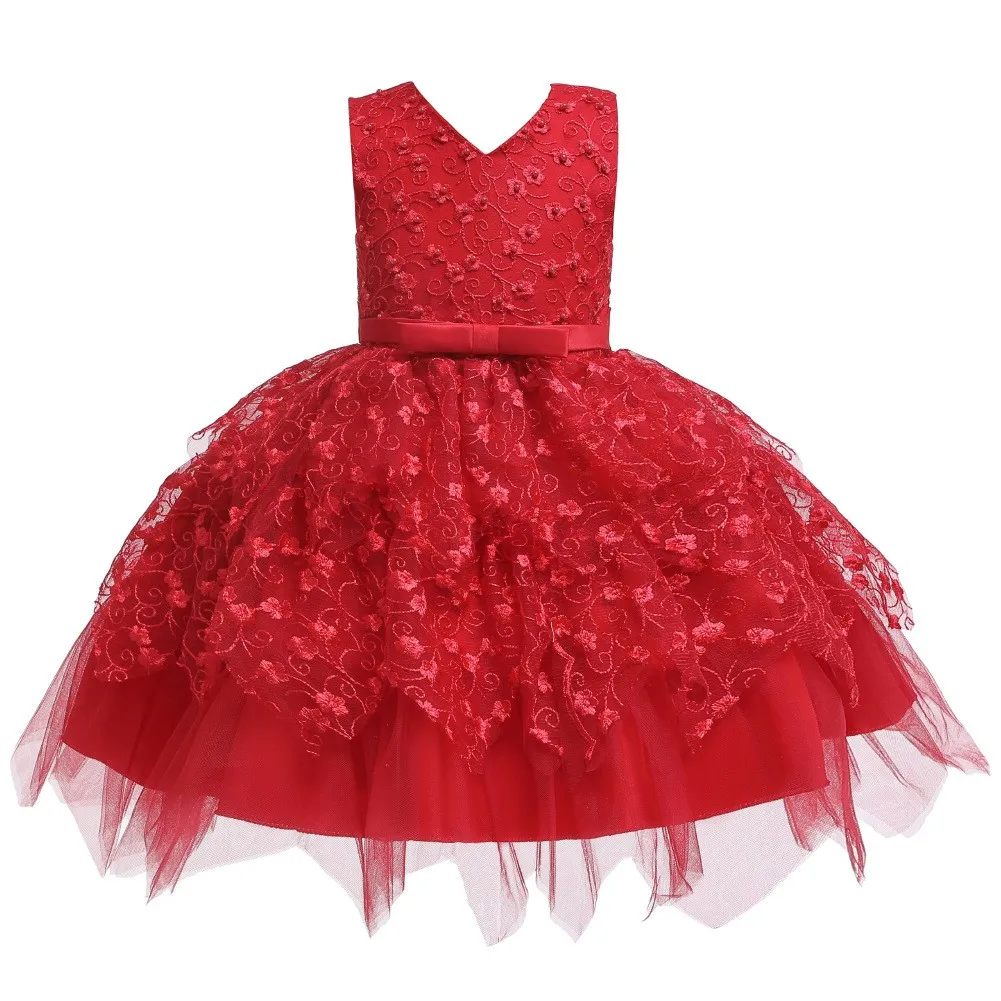 Kids 2023 Girls Elegant  Trendy Dresses for Girls Party Wedding Birthday Formal Wear