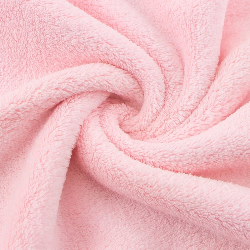80 Polyester 20 Polyamide Soft Microfiber Fleece Fabric in Roll Water Absorbent Quality For Household Textile Hair Dryer