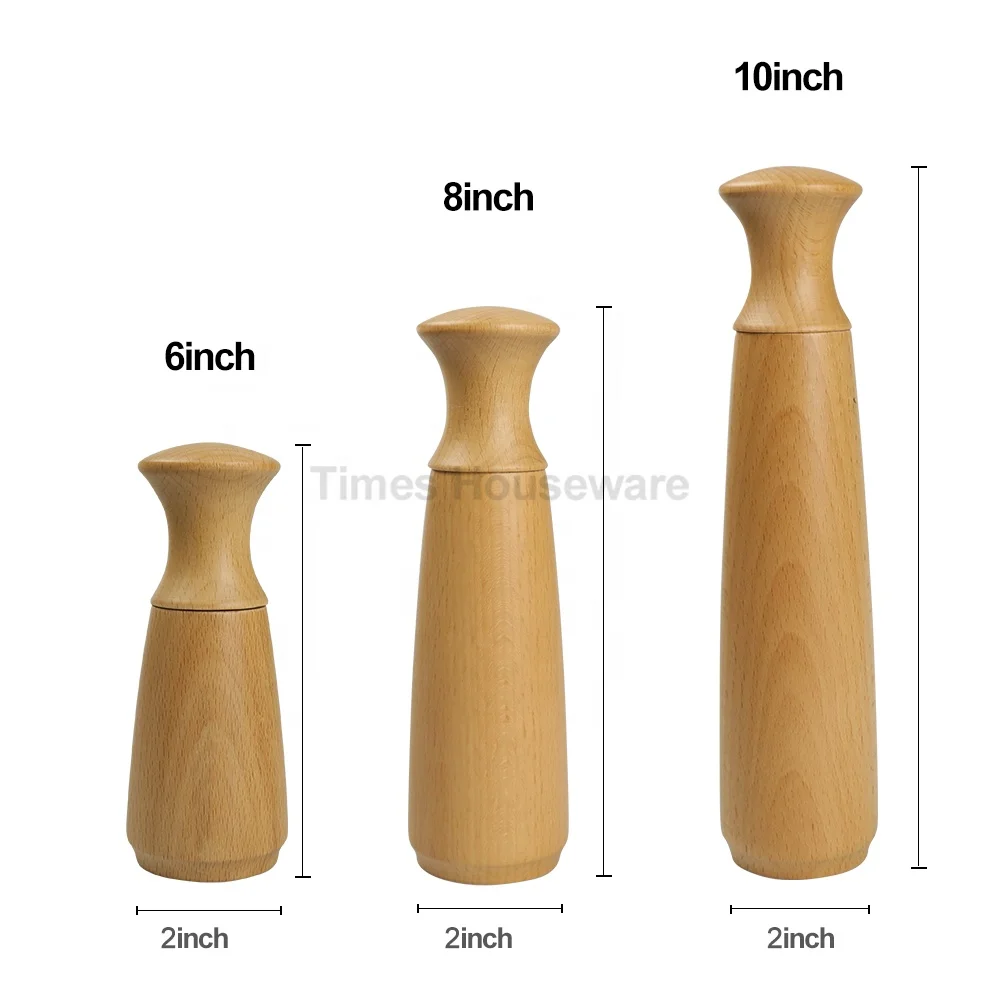 
Wood Manual Salt And Pepper Mill Grinders 
