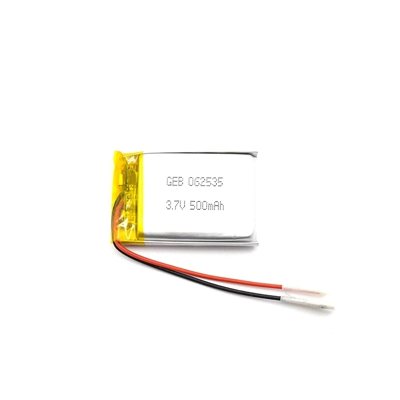 GEB Factory 602535 602035 702035 3.7V 500mAh 400mAh Best Small Lithium Polymer Rechargeable Lipo Battery For GPS Track 3.7V Lipo