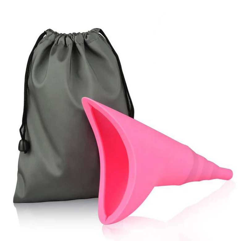 
Female Outdoor Urinal Urine Catheter for Women Standing up Portable Silicone Urination 
