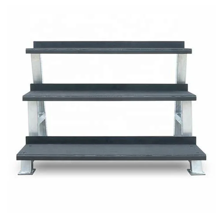 Hot selling 3-Tier Kettlebell Storage Rack Fitness Equipment Weight Holder for Kettlebell Set