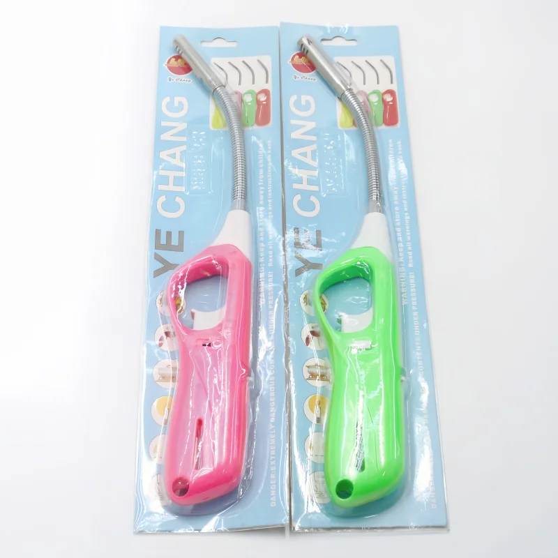 Cheap Plastic Gas Kitchen Lighter Barbecue Camping Gun Rechargeable Electronic Cigarette Candle