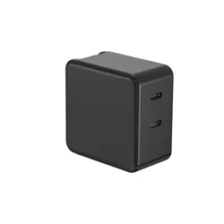 Customized Logo 65W EU UK PD QC 3.0 USB Type C Port Fast Charge Wall Charger Dual Travel Adapter Universal For Iphone Android