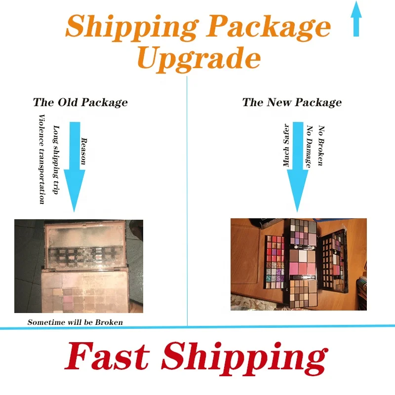 48 Colors Makeup Matte Eyeshadow Palette Waterproof Long Lasting Pigment Vegan Glitter Eyeshadow Palette