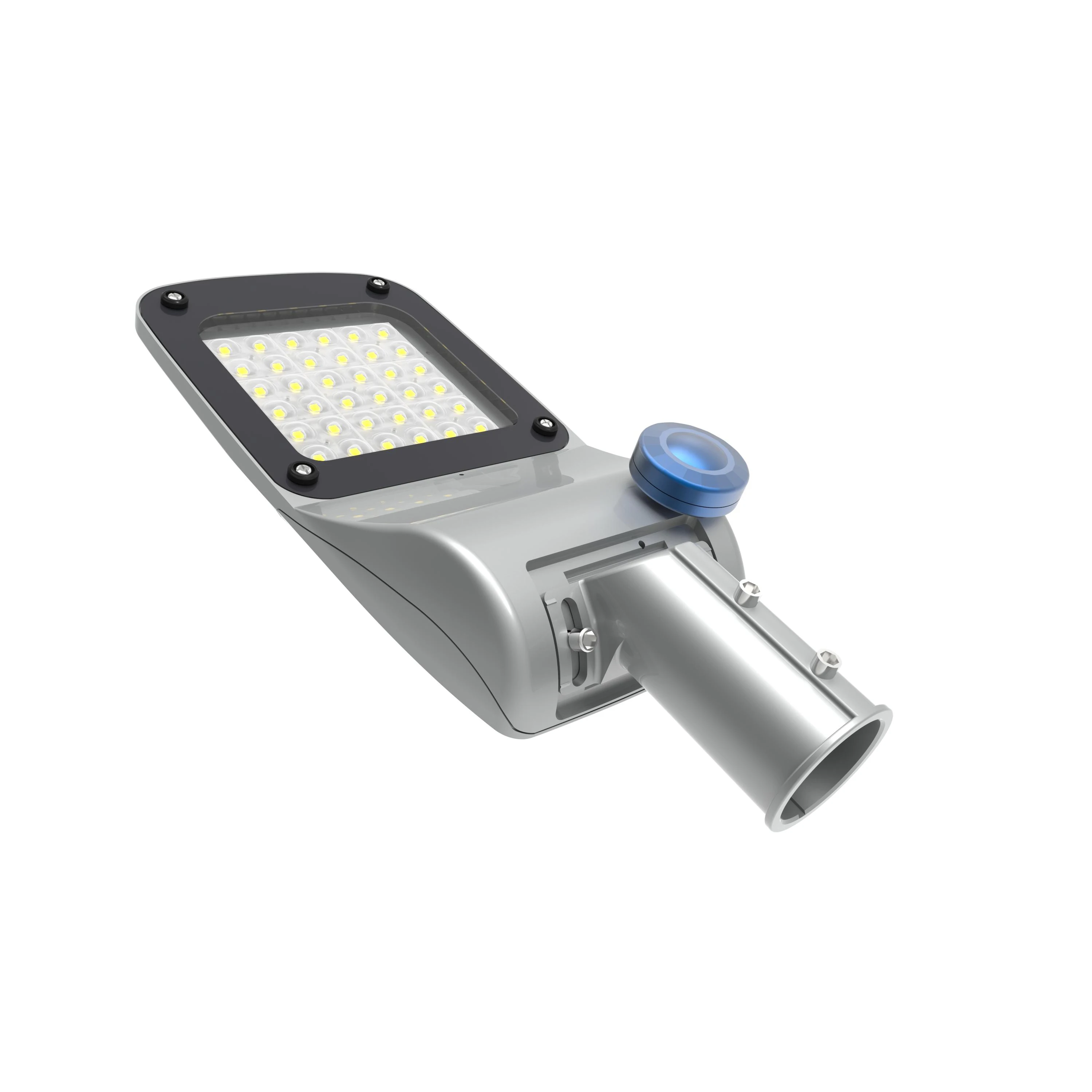 10KV IP65 15000lm 100w Rotatable Slim LED Shoebox Street Light Easy Simple Outdoor 6 Optional Mounting Ways ROHS Certified