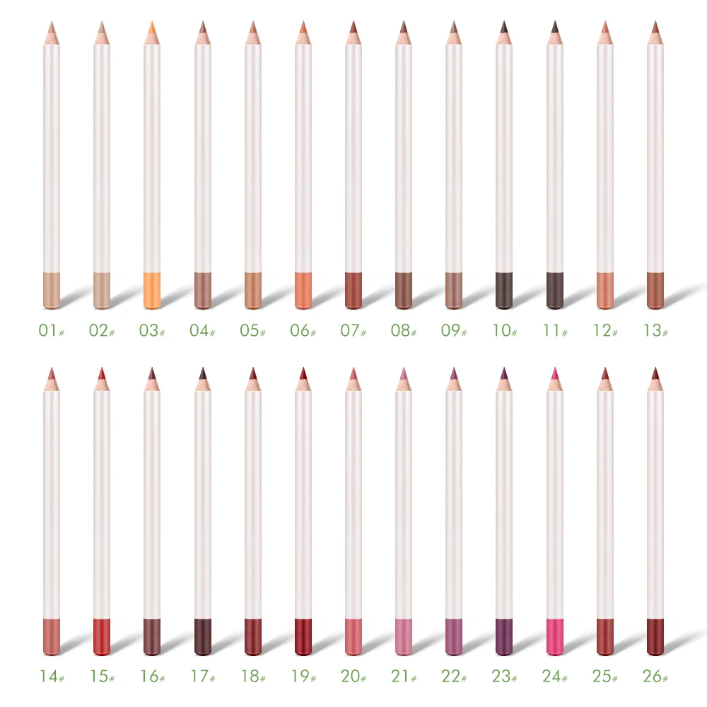Hot Selling High Quality Makeup Tools Lip Liner Private Label Waterproof Long Lasting Matte Lipliner Pencil