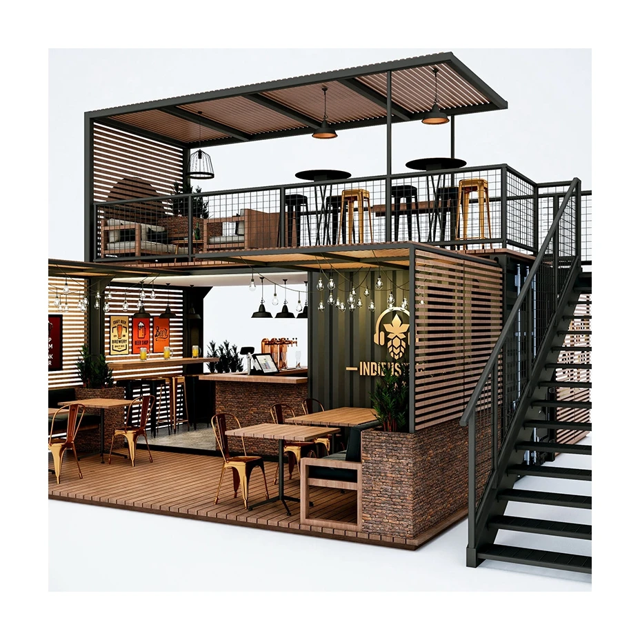 Factory sale various container 2 storey house modern luxury kit