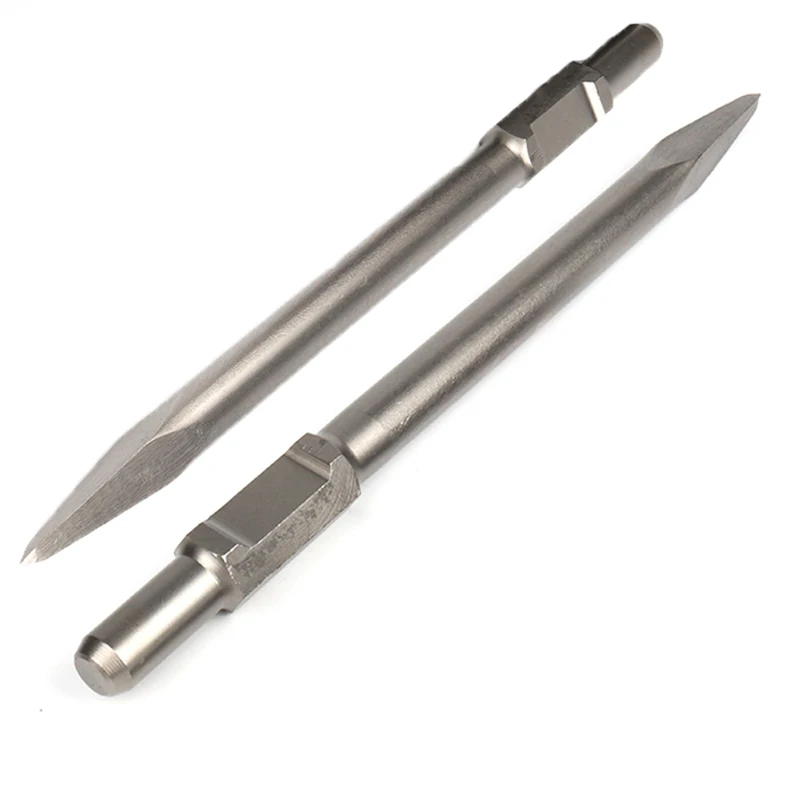 PH65 Chisel 40Cr Material Heavy Duty Bull Point Chisel For Electric breaker Air demolition pick hammer