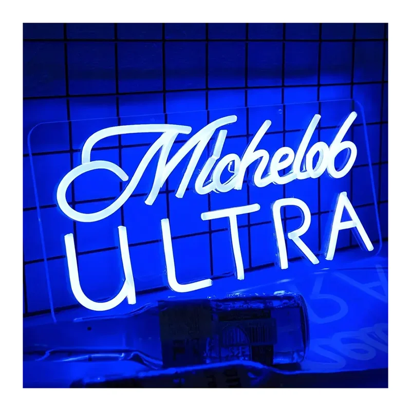 Led Flex Custom Neon Sign neon strip number letter light Michelob Ultra neon sign for Wedding Sign