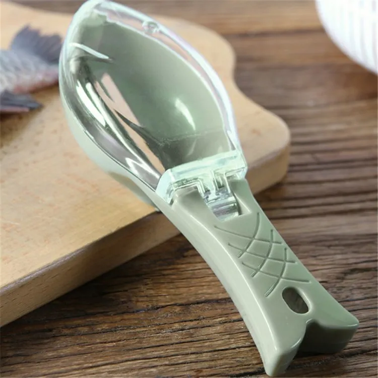 kitchen Fish Skin Brush Scraping Fishing Scale Brush Fast Remove  Fish Scales Skin Remover