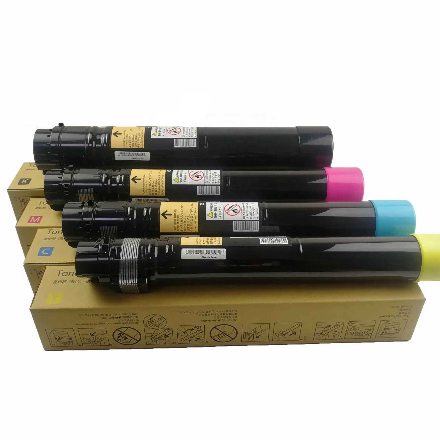  Картридж с тонером ZHHP совместимый CYMK для WorkCentre Xeroxs 7525/7530/7535/7545/7556