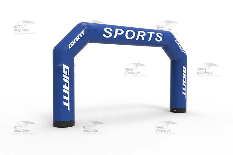 Custom Outdoor Air Sealed Column Sport Start and Finish Line Airtight Arches Race Advertising Inflatable Archway For Sale