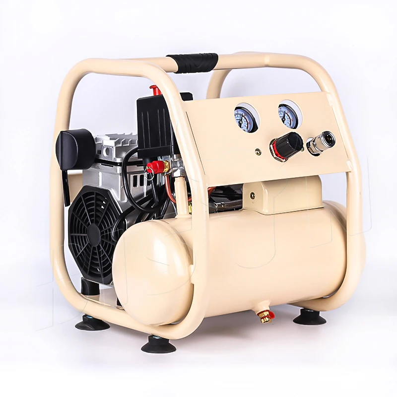 Bison China Piston Electric Mini Oil Free Air Compressor Manufacture Silent 50Hz 8Bar Air Compressor Oilless