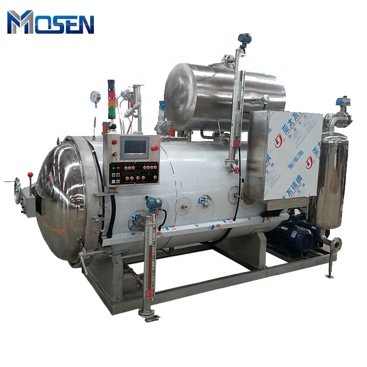 Automatic Retort Water Spray Types Of High Packing Materials Food Sterilizer Retort China Manufacture