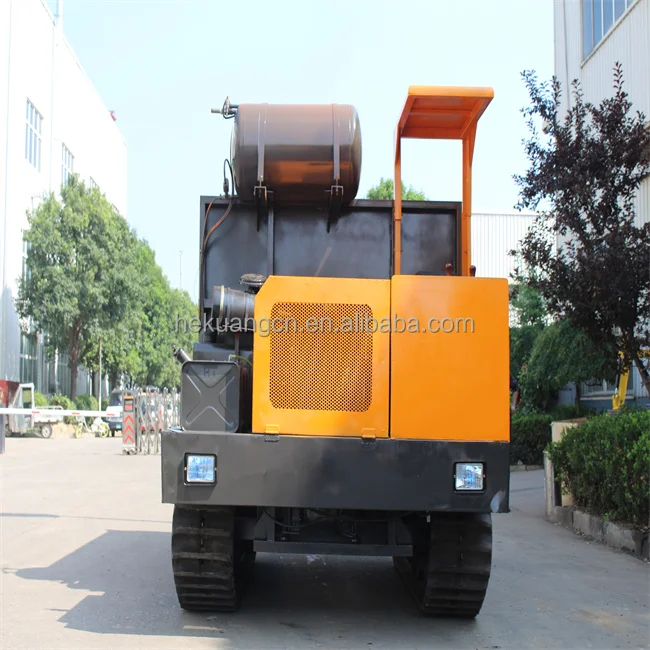 Hydraulic palm transport  eight ton crawler truck diesel mini dumper for sale