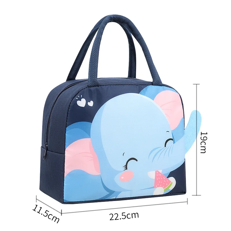 factory direct supply 3D animals design easy carry lunch cooer bag for school students thermal insulated lunch bag for kids
